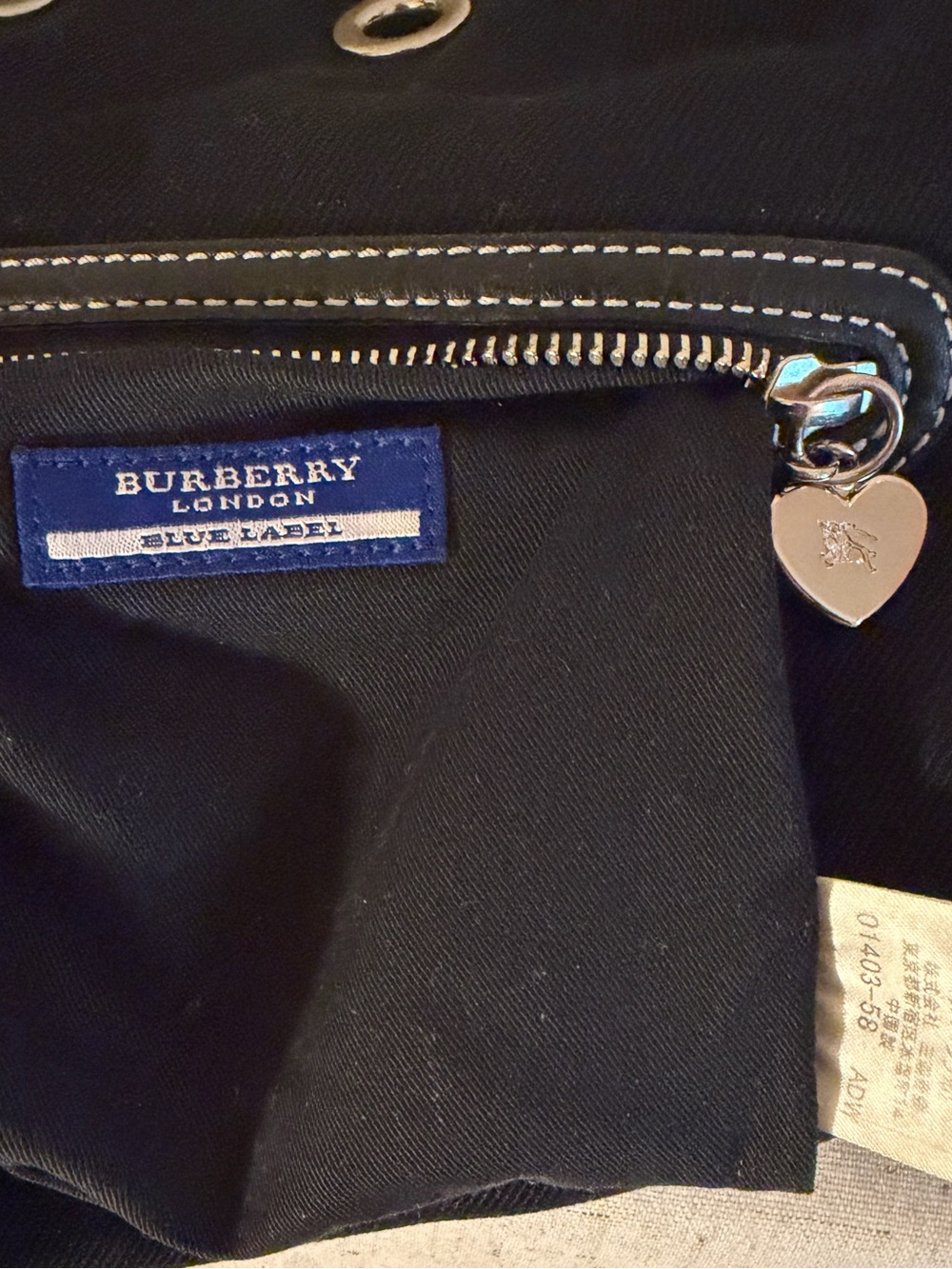Vintage Burberry Blue Label Reversible Canvas Tote - Picture 5 of 6